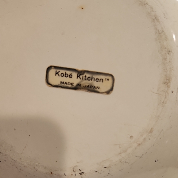 Kobe Kitchen 80's Vintage Strawberry Enamelware Mixing Bowls  set of 2 - Picture 2 of 8